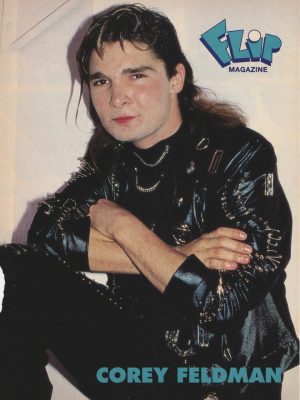Corey Feldman Tom Cruise teen pinup clipping Vintage Flip leather jacket Pix
