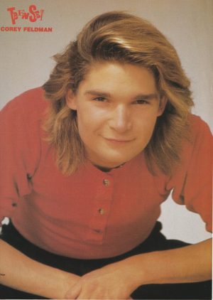 Corey Feldman Bobby Jacoby teen magazine pinup clipping Vintage Teen Set Pix