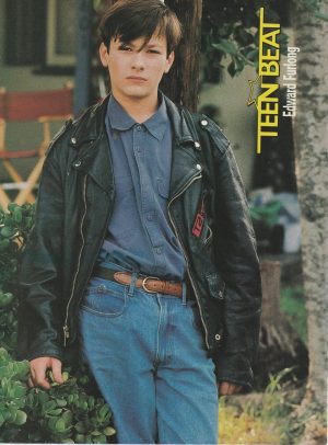 Edward Furlong Tobey Maguire teen magazine pinup clipping Teen Beat full body