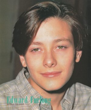 Edward Furlong Leonardo Dicaprio teen magazine pinup clipping Japan headshot Pix