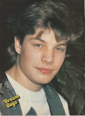 Jay Ferguson teen magazine pinup clipping Vintage young headshot lips Outsiders