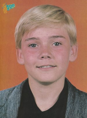 Ricky Schroder magazine pinup clipping headshot Bop 80's Crush Silver Spoons