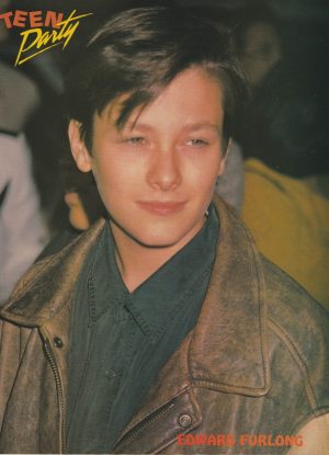 Edward Furlong teen magazine pinup clipping young leather jacket Teen Party Pix