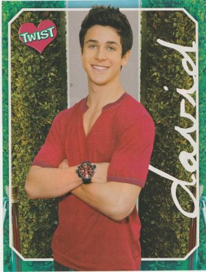 David Henrie Lucas Till teen magazine pinup clipping vintage red shirt Pix Twist