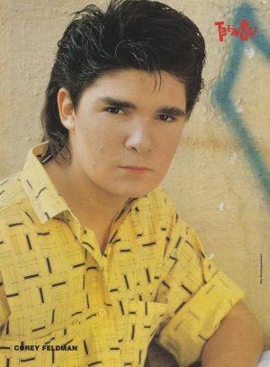 Corey Feldman teen magazine pinup clipping vintage Goonies Teen Set Pix actor
