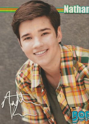 Nathan Kress Demi Lovato teen magazine pinup clipping disney star I Carly pix
