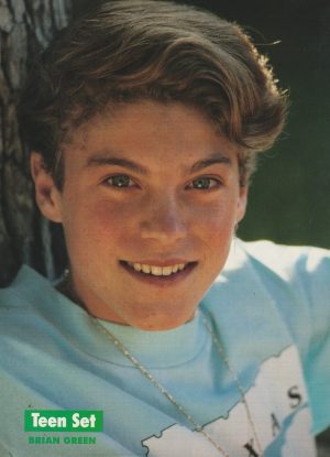 Brian Austin Green teen magazine pinup clipping headshot Teen Set 90210 Pix