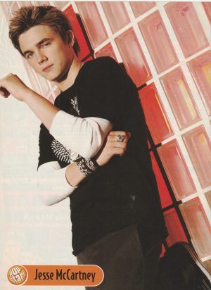 Jesse Mccartney teen magazine pinup clipping vintage pix Pop Star Celebrity