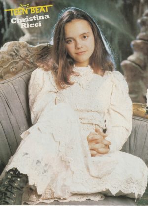 Christina Ricci Andrew Keegan teen magazine pinup clipping vintage young Casper