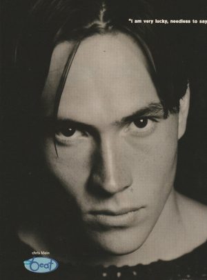 Chris Klein Pink teen magazine pinup clipping vintage headshot lips Teen Beat