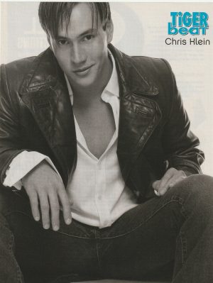 Chris Klein teen magazine pinup clipping vintage leather jacket Tiger Beat Pix