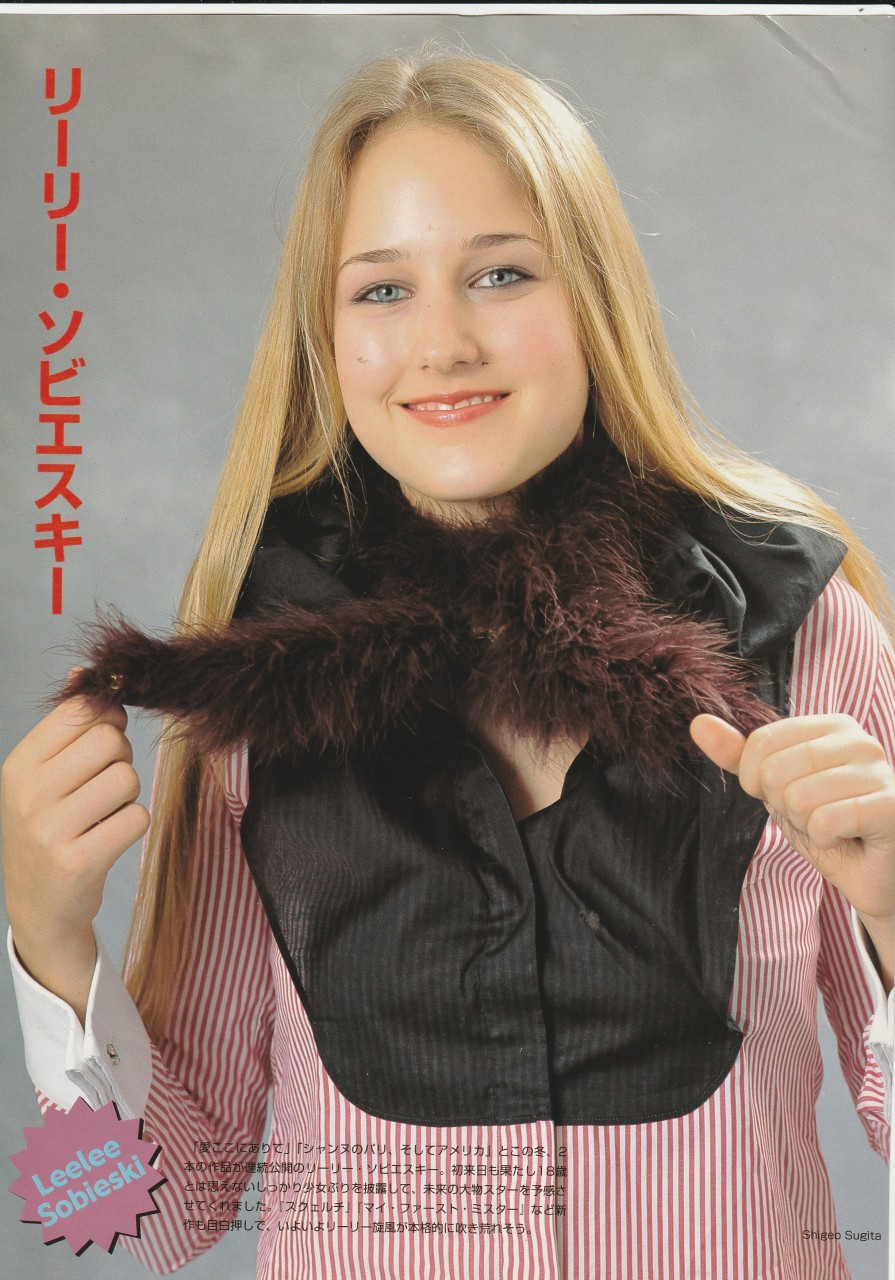 Chris Klein Leelee Sobieski teen magazine pinup clipping vintage Japan Pix
