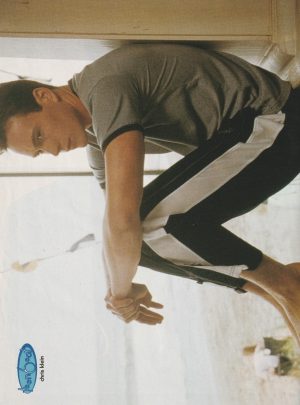 Chris Klein Robert Schwarztman teen magazine pinup clipping vintage barefoot Pix