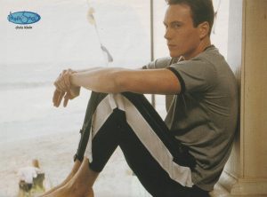 Chris Klein Robert Schwarztman teen magazine pinup clipping vintage barefoot Pix