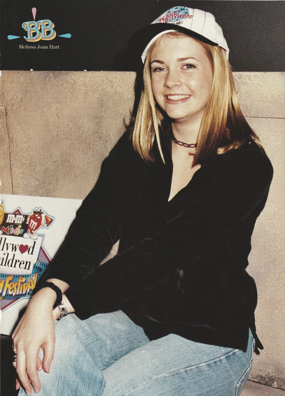 Melissa Joan Hart Jon and Jeremy Torgerson teen pinup clipping vintage hat BB