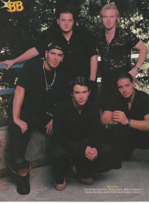 Melissa Joan Hart Boyzone teen pinup clipping vintage see through top BB young