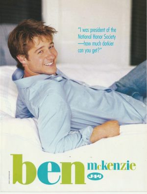 Benjamin Mckenzie Rihanna teen magazine pinup clipping cutting vintage