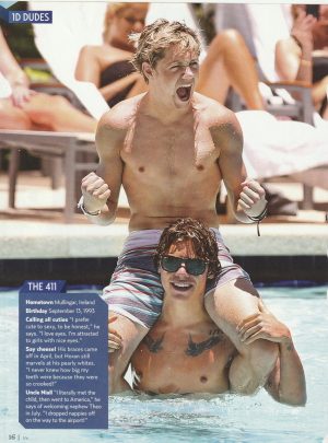 Niall Horan teen magazine pinup clipping cutting vintage One Direction pix