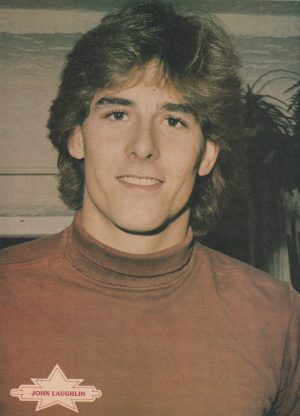 John Laughlin teen magazine pinup clipping Superteen teen idols 70's icon