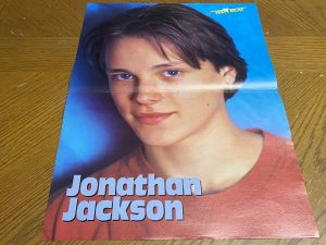 Jonathan Jackson Andrew Keegan teen magazine poster clipping red shirt headshot