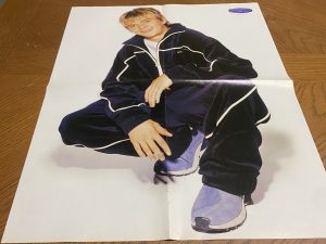 Aaron Carter Nsync teen magazine poster clipping squat Rip Tiger Beat child star