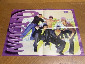 O-town Destiny's Child teen magazine poster clipping shirtless M boy band pix