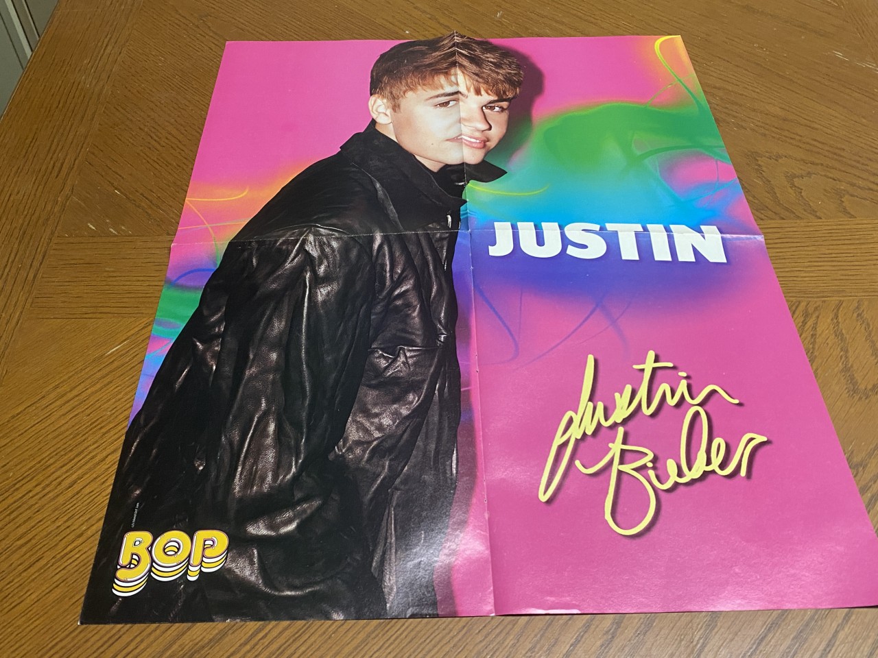 Justin Bieber Big Time Rush teen magazine poster clipping boy band leather pix - Image 2