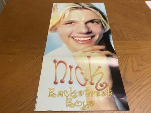 Nick Carter Backstreet Boys teen magazine poster clipping cutting centerfold