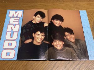 Ralph Macchio Menudo teen magazine poster clipping Karate Kid movie star Super