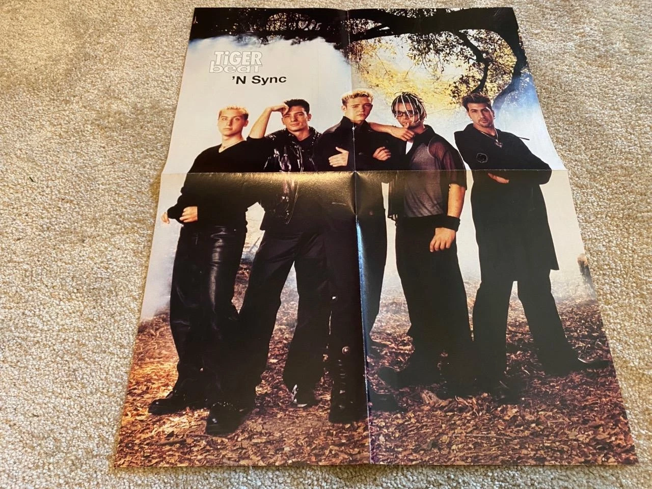 Nick Carter Nsync teen magazine poster clippings Barefoot Shirtless pool BSB - Image 2