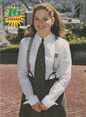 Candace Cameron Roundhouse Guys teen magazine pinup clipping vintage 16 mag