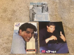 David Hanson teen magazine pinup clipping lot Hang Time 16 mag Teen Beat Pix