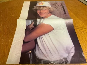 John Schneider teen magazine poster clipping cutting vintage hat Teen Beat pix