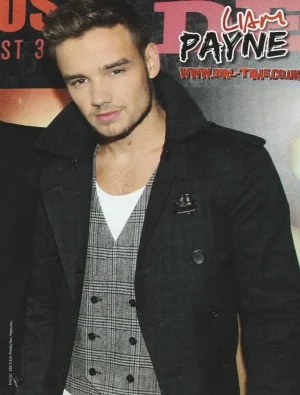Liam Payne One Direction teen magazine pinup Rip handsome boy band Pix Bop
