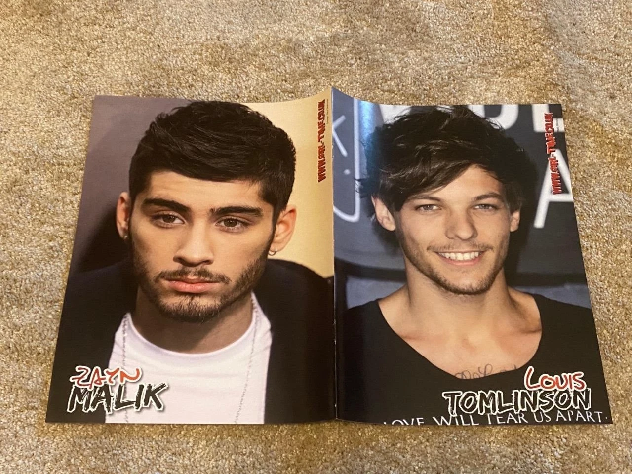 One Direction Zayn Malik Louis teen magazine poster clipping Pix Harry Styles - Image 2