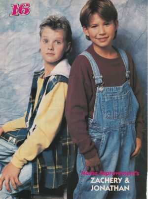 Jonathan Taylor Thomas Zachery Ty Bryan teen magazine pinup clipping 16 mag JTT