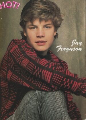 Jay Ferguson teen magazine pinup clipping red sweater Hot mag teen idols pix