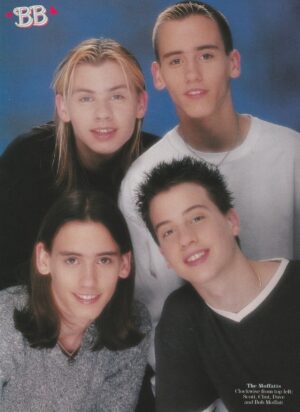 Moffatts AJ Mclean Alexander Mclean teen magazine pinup clipping Bop young boys