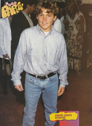 Jason James Richter Power Rangers teen magazine pinup clipping Teen Party Pix