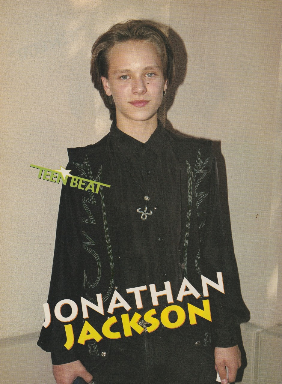 Jonathan Jackson Devon Sawa teen magazine pinup clipping Casper headshot young