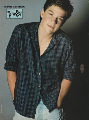 Jason Bateman River Phoenix teen magazine pinup clipping Teen Set arms pic pix