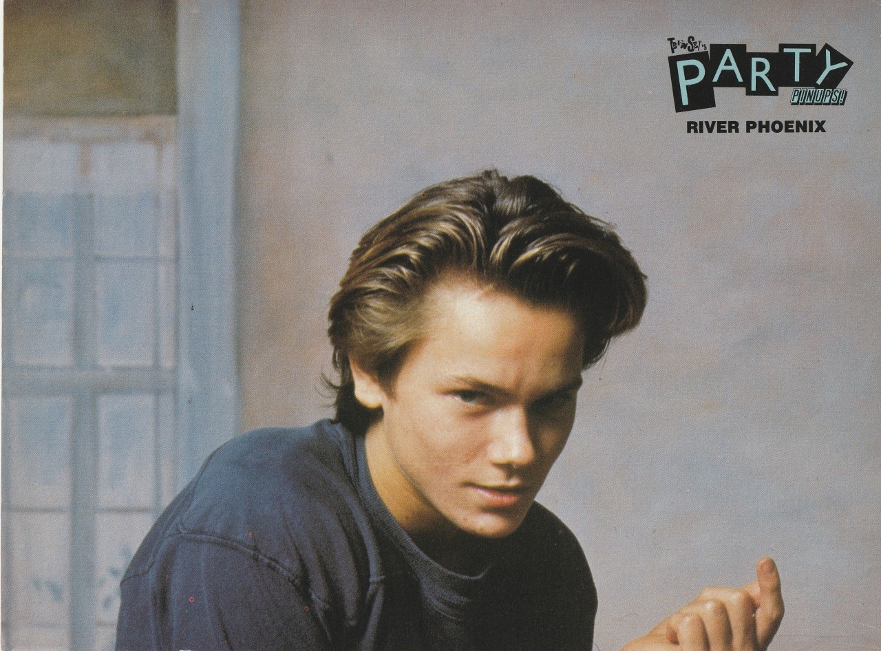 Jason Bateman River Phoenix teen magazine pinup clipping Teen Set arms pic pix - Image 2