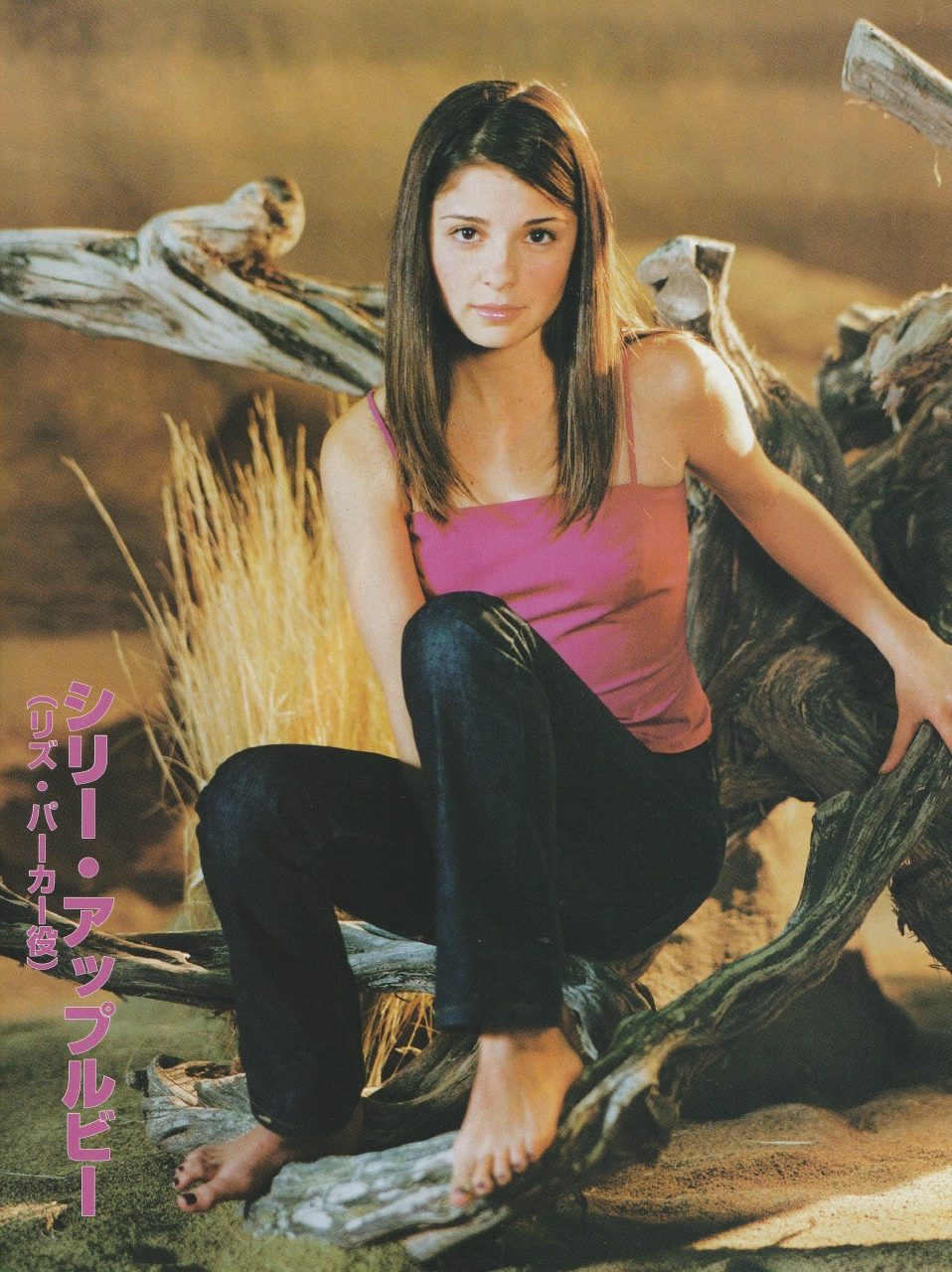 Brendan Fehr Shiri Appleby teen magazine pinup clipping Roswell Barefoot Japan - Image 2