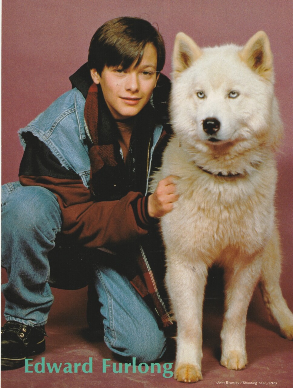 Edward Furlong Patricia Arquette Gabriele Anwar teen magazine pinup clipping