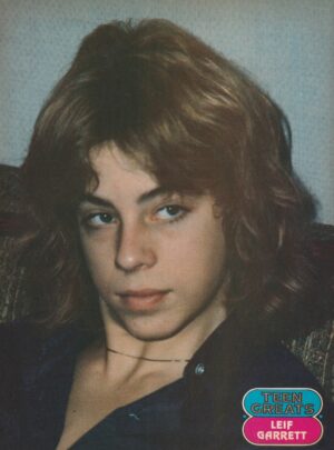 Leif Garrett teen magazine pinup clipping close up headshot Teen Greats 70's Pix