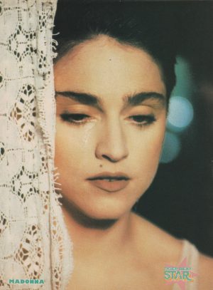 Madonna teen magazine pinup clipping Bop headshot Pix vintage headshot 80’s