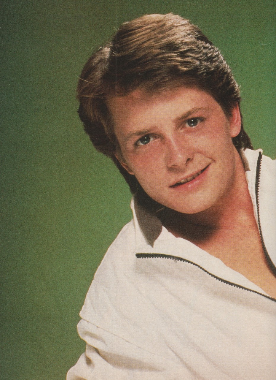 Don Johnson Michael J. Fox teen magazine pinup clipping headshot picture pix - Image 2