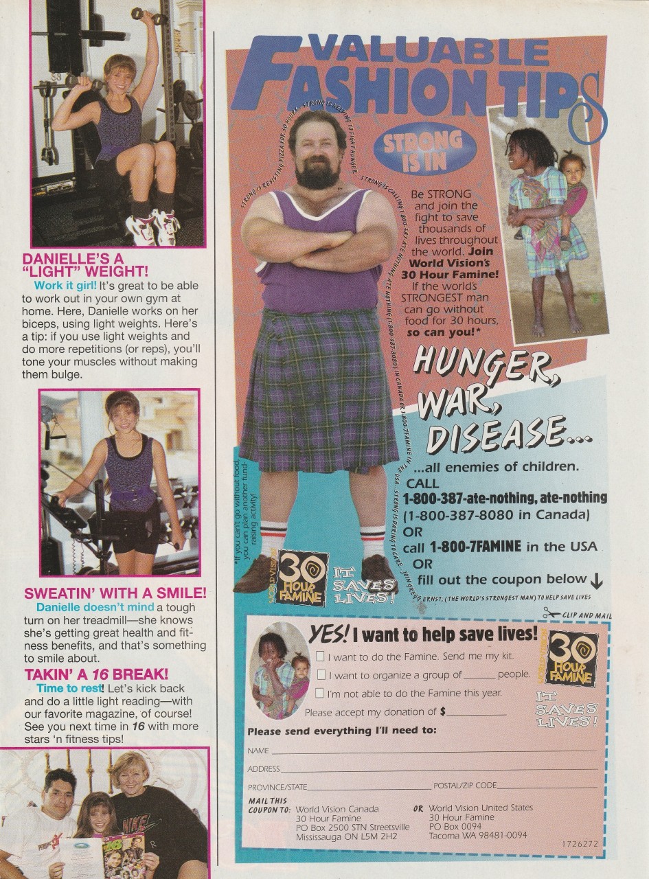 Zachery Ty Bryan Danielle Fishel teen magazine pinup clipping Home Improvement - Image 2