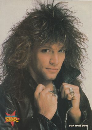 Jon Bon Jovi teen magazine pinup clipping retro rocker icon music pix vintage