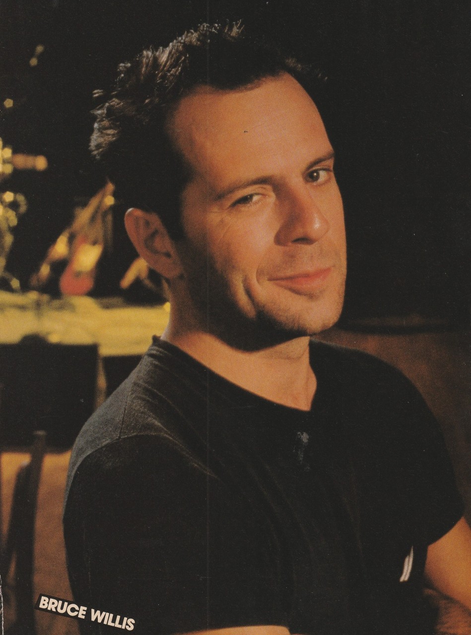 Jon Bon Jovi Bruce Willis teen magazine pinup clipping shirtless tot tub vintage - Image 2